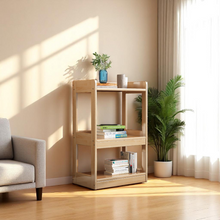 Load image into Gallery viewer, Solid Wood Modular Adjustable Bookshelf Set - Mr Nanyang