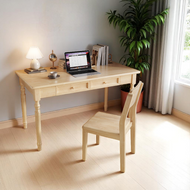 Classic American Style Solid Wood Study Table with Drawers - Mr Nanyang