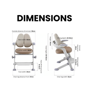 GrowSmart Children's Study Chair - Mr Nanyang