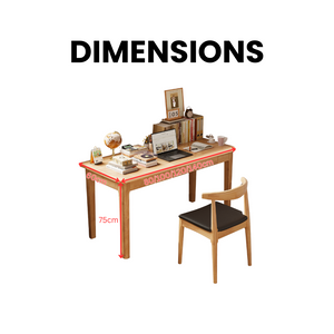 Aesthetic Minimalist Study Table for Home Office & Students - Mr Nanyang
