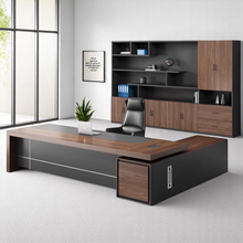 Load image into Gallery viewer, Modern Edge Executive L-Desk - Mr Nanyang