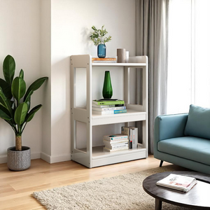 Solid Wood Modular Adjustable Bookshelf Set - Mr Nanyang