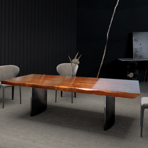 Timber Axis Solid Wood Table - Mr Nanyang