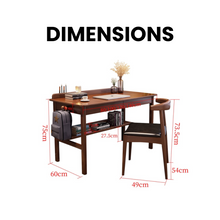 Load image into Gallery viewer, Nordic Solid Wood Study and Office Table - Mr Nanyang
