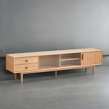 Load image into Gallery viewer, SleekLine Solid Oak TV Console Cabinet - Mr Nanyang