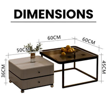 Load image into Gallery viewer, SinterLux Nesting Coffee Table Pair - Mr Nanyang