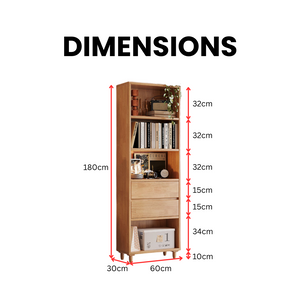 Modular Solid Wood Bookcase & Bookshelf Collection