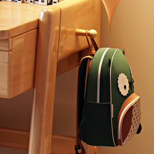 Load image into Gallery viewer, Solid Wood Study Table with Integrated Bookshelf Hutch