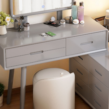 Load image into Gallery viewer, Wooden Vanity Table Set with LED Mirror - Multi-Functional - Mr Nanyang