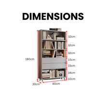Load image into Gallery viewer, Modular Solid Wood Bookcase &amp; Bookshelf Collection - Mr Nanyang