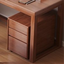 Load image into Gallery viewer, L-Shaped Eco-Friendly Solid Wood Study &amp; Home Office Table - Mr Nanyang