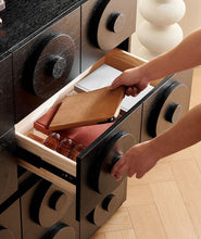 Load image into Gallery viewer, Carmen Spiral Modular Sideboard –Stackable Solid Wood Storage Cabinet