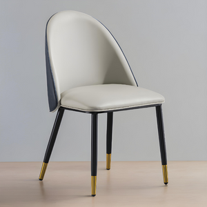 Luxury Brass Accented Dining Chair - Mr Nanyang