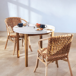 Lilas Rattan Dining Armchair - Mr Nanyang