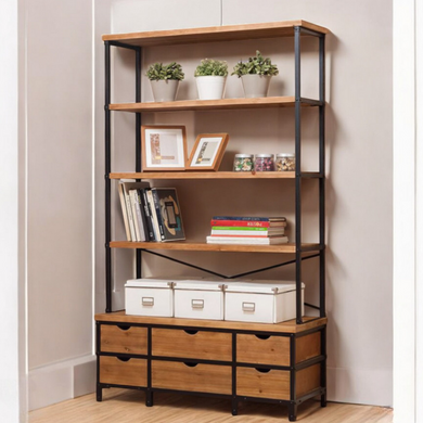 Nordic Wood Shelving or Bookshelf - Mr Nanyang