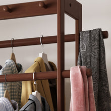 Load image into Gallery viewer, Mobile Clothes Rack with Storage Drawers