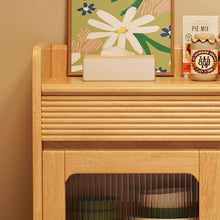 Load image into Gallery viewer, Scandinavian Solid Wood Compact Sideboard Cabinet