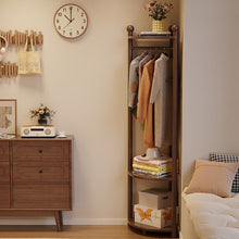 Load image into Gallery viewer, Corner Clothes Rack - Solid Wood Triangle Hanging Organiser