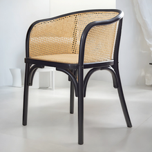 Load image into Gallery viewer, Barrel Solid Teak Rattan Dining Armchair - Mr Nanyang