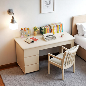 Modern Solid Wood StudyTable with 3-Drawer - Mr Nanyang