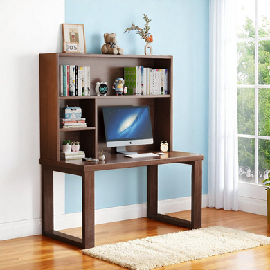 All-in-One Study Table with Bookshelf: Premium Desk Furniture - Mr Nanyang