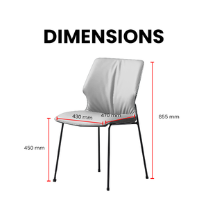 Contemporary Crest Dining Lounge Chair - Mr Nanyang