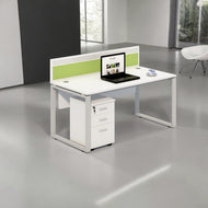 Elegant Study Table with Drawer Pedestal - Mr Nanyang