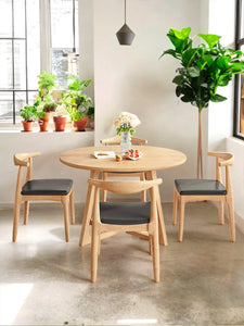 UrbanCafe Wooden Round Table - Mr Nanyang