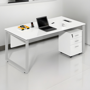 Compact Study Table with Drawer Pedestal - Mr Nanyang