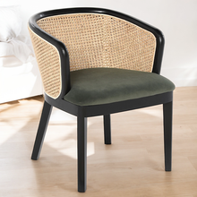 Load image into Gallery viewer, Borneo Solid Teak Rattan Dining Armchair - Mr Nanyang