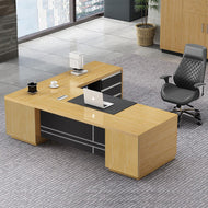 Stylish Modern L-Shaped Desk for Office - Mr Nanyang