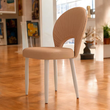 Load image into Gallery viewer, Shell-Back Elegance Dining Chair - Mr Nanyang