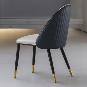 Luxury Brass Accented Dining Chair - Mr Nanyang