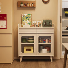 Load image into Gallery viewer, Scandinavian Solid Wood Compact Sideboard Cabinet