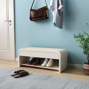 Solid Wood Bench and Shoe Storage Singapore | Wooden Entryway