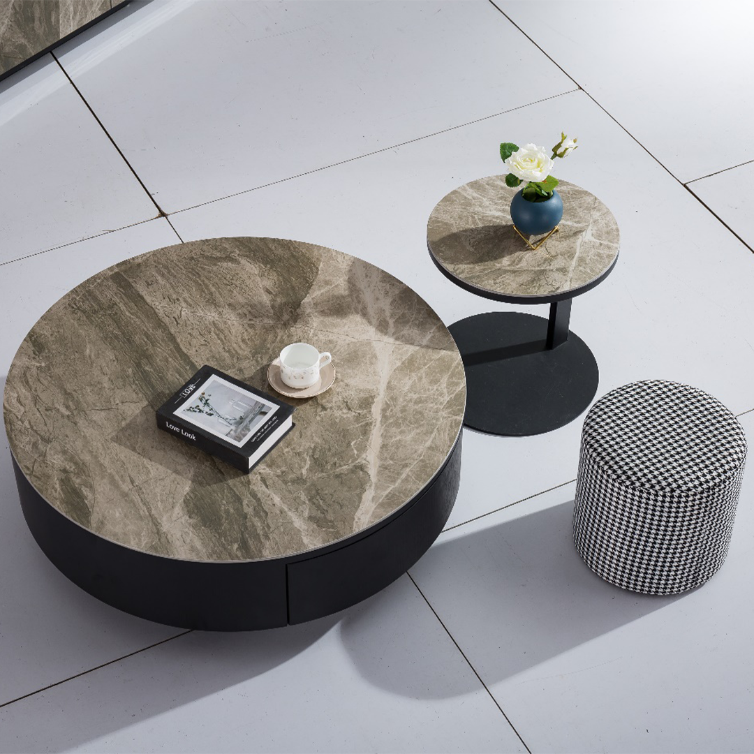 Radiance Sintered Stone Dual Coffee Tables - Mr Nanyang