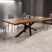 Image 26: Spider Leg Solid Wood Dining Table - Mr Nanyang
