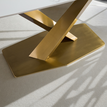 Load image into Gallery viewer, Golden Horizon Sintered Stone Table - Mr Nanyang