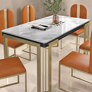 GlassGold Fusion Dining Table - Mr Nanyang