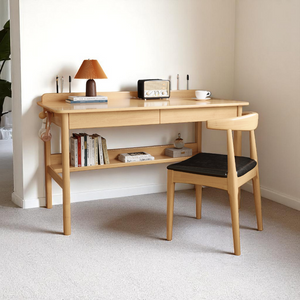 Nordic Solid Wood Study and Office Table - Mr Nanyang