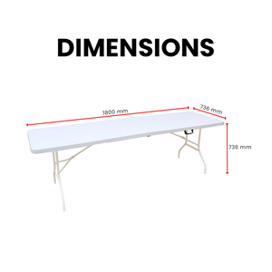 Sturdy Foldable & Portable Party Picnic Table - Mr Nanyang