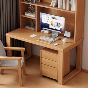 Triple-Tier Wooden Storage - Wheeled Cabinet System - Mr Nanyang