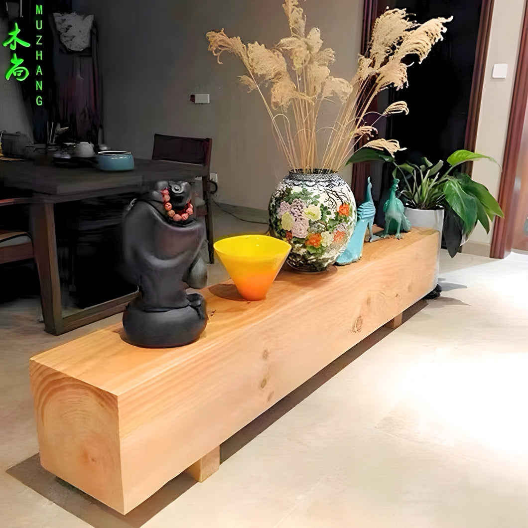 Nature's Form Solid Wood TV Console - Mr Nanyang