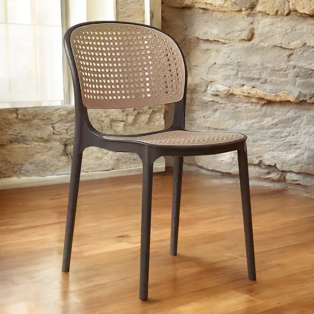 Rattan chair plastic discount