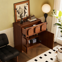 Load image into Gallery viewer, Carmen French Retro Sideboard Cabinet – Sculptural Solid Wood Storage