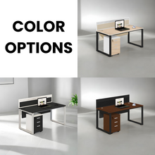 Load image into Gallery viewer, Elegant Study Table with Drawer Pedestal - Mr Nanyang