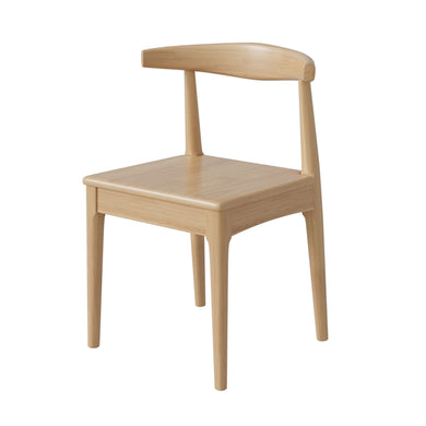 Japandi Solid Wood Horn-Back Chair | Dining & Home Office
