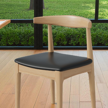 Load image into Gallery viewer, dining_Chair_wood_blackPU