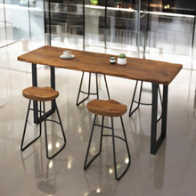 Load image into Gallery viewer, Solid Wood Bar Table: Bar Stool - Mr Nanyang