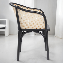 Load image into Gallery viewer, Barrel Solid Teak Rattan Dining Armchair - Mr Nanyang